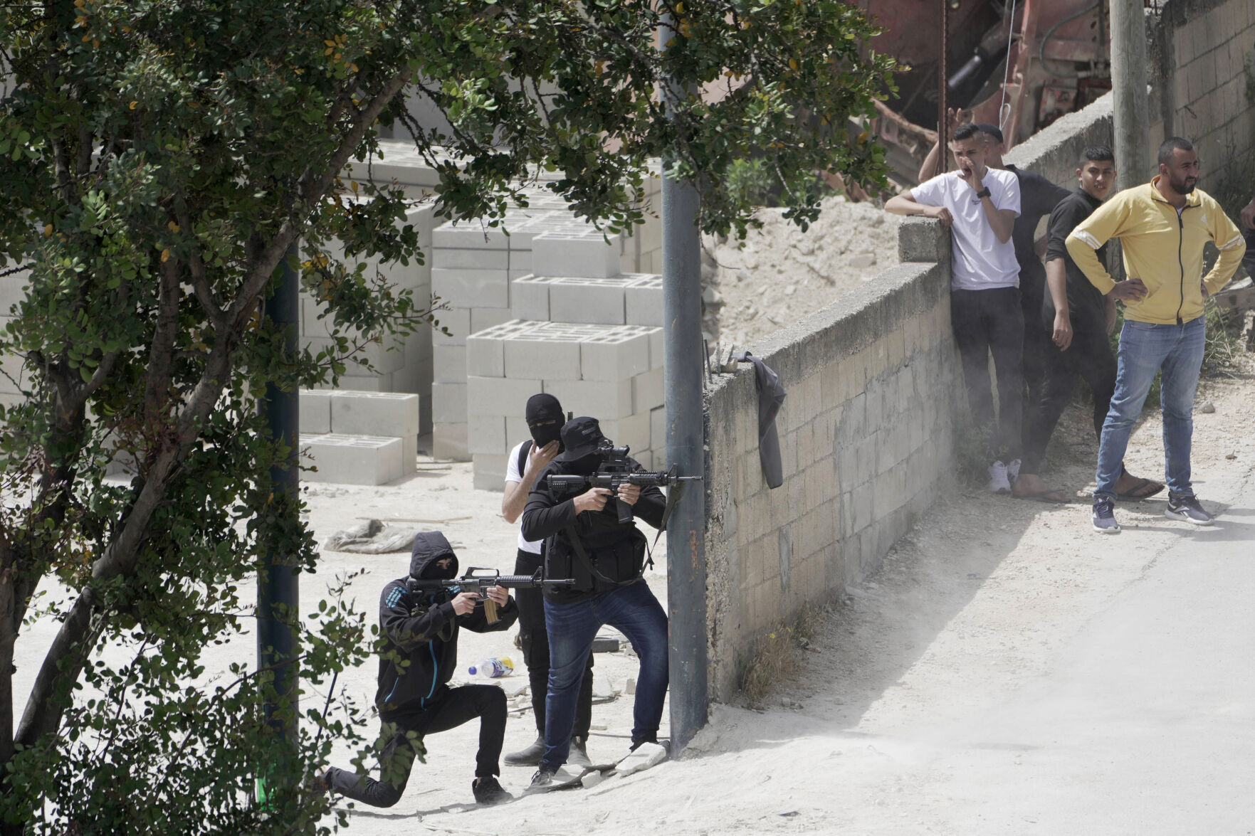 CORRECTION APTOPIX Israel Palestinians